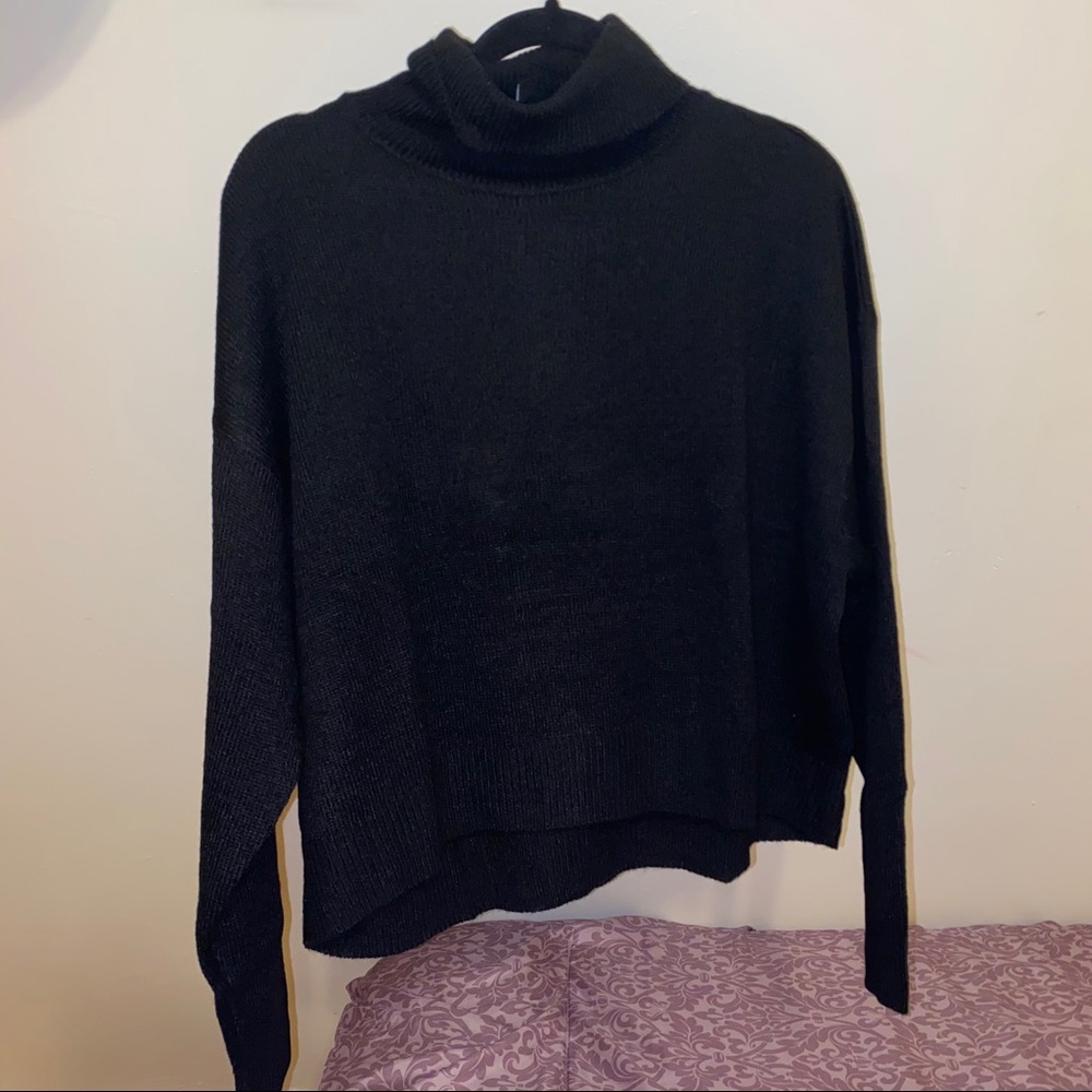 womens black turtleneck from h&m